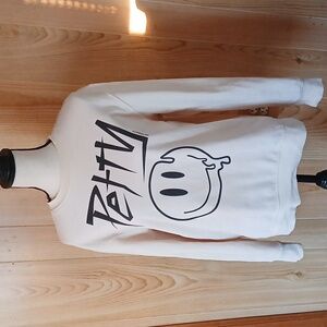 Just Hoods off white sweatshirt size medium